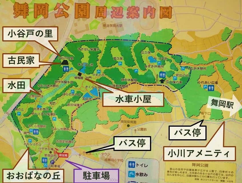 舞岡公園　マップ